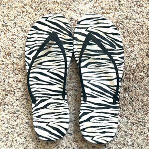 FitFlop Zebra Print flip flops